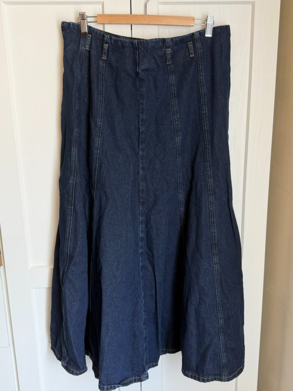 NWT Fall A-line Urban Revivo Jean Darker wash Skirt 3XL